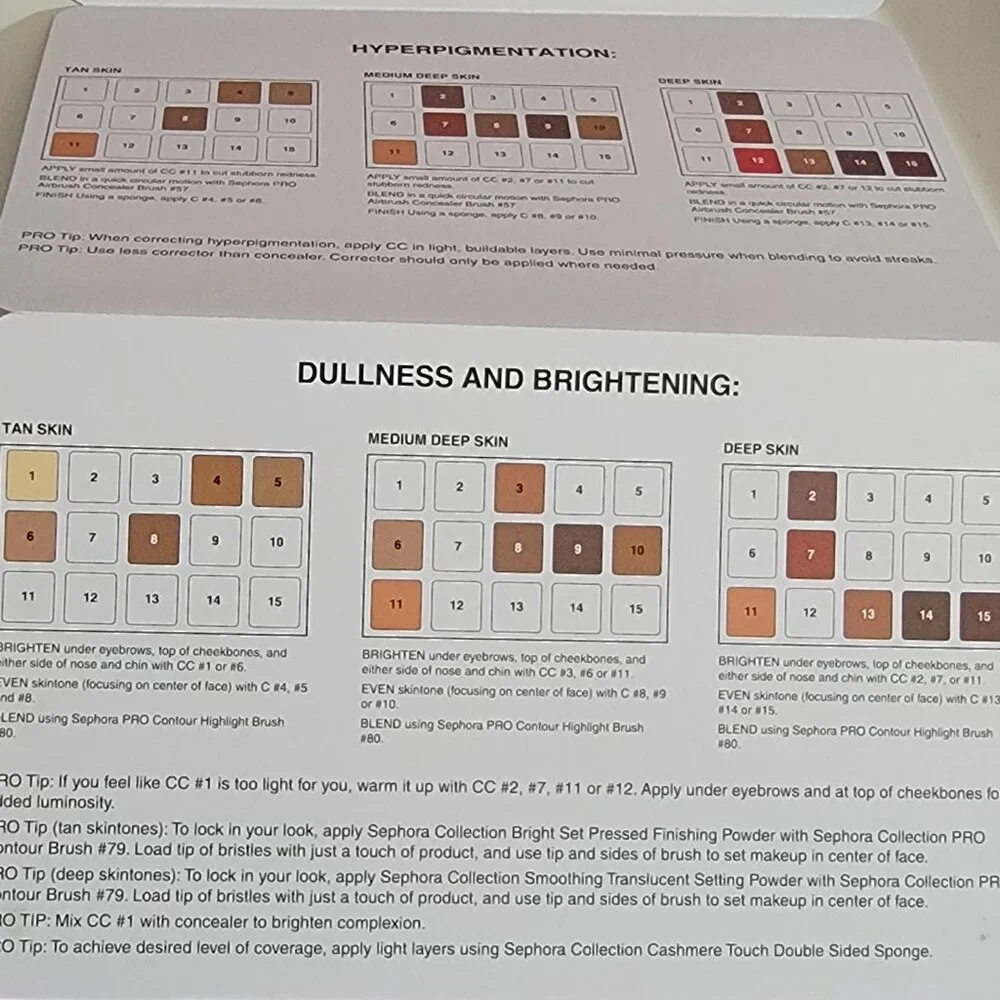 Sephora Pantone Universe Correct and Conceal Medium to Dark Palette NIB